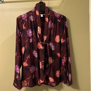 Halogen blouse with tie from Nordstrom